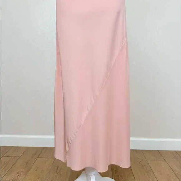 AYR The Ten Outta Ten - Heavyweight Silk Bias Cut Slip Dress Sunset Pink XS - Picture 7 of 16